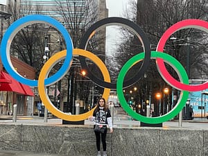 Olympic rings in Atlanta
