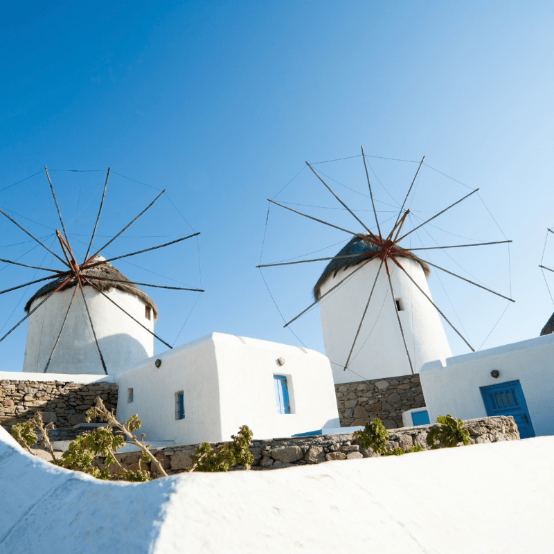 White Windmills at Mykonos